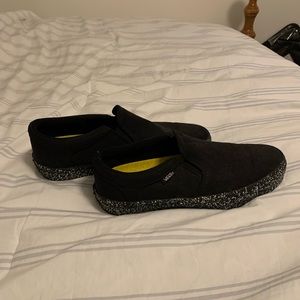 Vans, silver sparkly soles, worn once